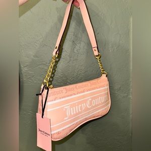 Juicy Couture Y2K Shoulder Bag Billboard Pink Macroon New